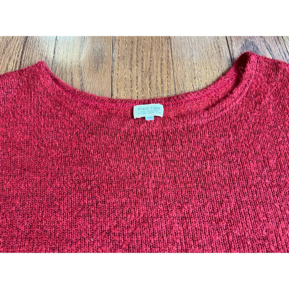 Piko 1988 Lightweight Tunic Sweater, Boatneck, Red, size Medium - Picture 3 of 12